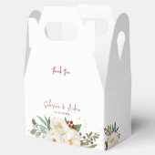 Elegante Hochzeit von Rosenblumen Geschenkschachtel (Geöffnet)