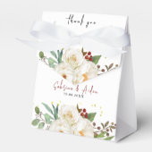 Elegante Hochzeit von Rosenblumen Geschenkschachtel (Vorderseite)