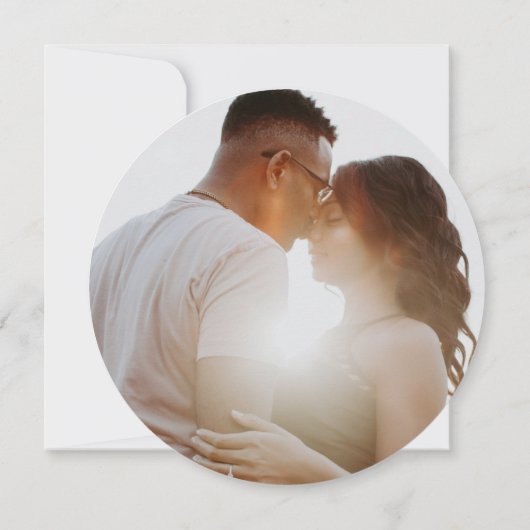 Elegante Hochzeit von Wasserfarben: Das Datum spei Save The Date (Rückseite)