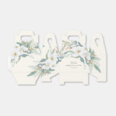 Elegante Hochzeit von Weiß Grün Geschenkschachtel (Ungefaltet)