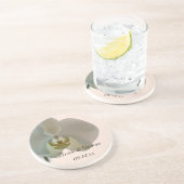 Elegante Hochzeit von White Orchids Untersetzer (Seite)