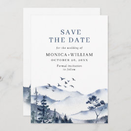 Elegante Hochzeiten im Wald Save The Date