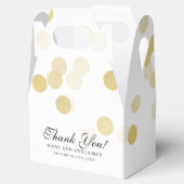 Elegante Hochzeiten Imitate Gold Foil Glitzer Ligh Geschenkschachtel (Geöffnet)