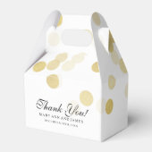 Elegante Hochzeiten Imitate Gold Foil Glitzer Ligh Geschenkschachtel (Vorderseite)