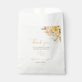 Elegante Hochzeiten in Gelb und Elfenbeinküste Geschenktütchen (Vorderseite)