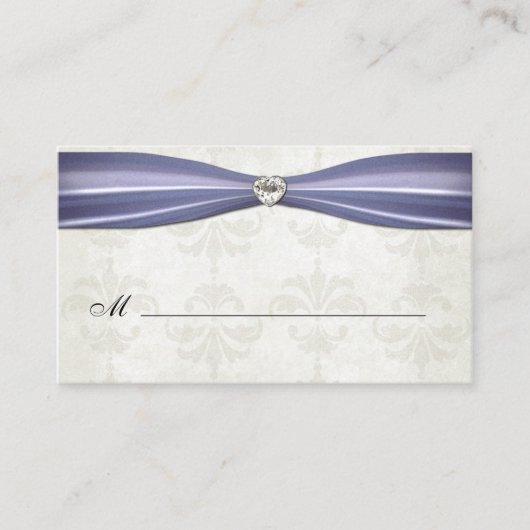 Elegante Hochzeiten-Platzkarten Platzkarte (Vorderseite)