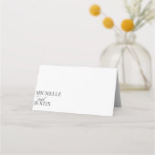 Elegante Hochzeiten-Platzkarten | Wahl Platzkarte (Rückseite)
