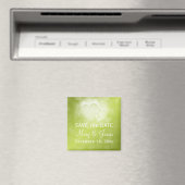 Elegante Hochzeiten Save the Date Moderne Herzen G Magnet (In Situ (Geschirrspüler))