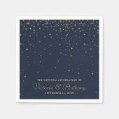 Elegante Hochzeiten von Marinestreitkräften und Go Serviette (Vorderseite)