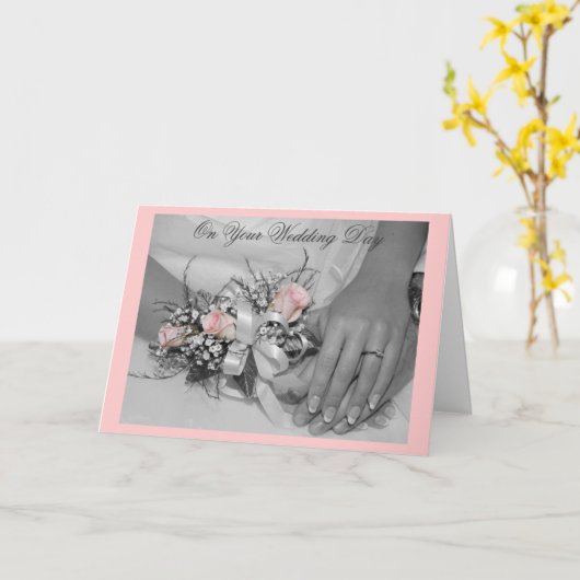 Elegante Hochzeitkarte Karte (Gelbe Blume)