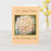 Elegante Hochzeitkarte Karte (Gelbe Blume)