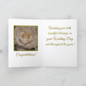 Elegante Hochzeitkarte Karte (Innenseite)