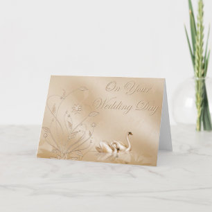 Elegante Hochzeitkarte Karte