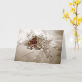 Elegante Hochzeitkarte Karte (Gelbe Blume)