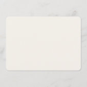 Elegante Hochzeits-Detailkarte mit Maroon-Serifen- Begleitkarte (Rückseite)