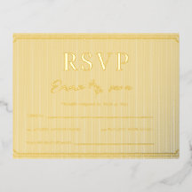 Elegante Hochzeits-RSVP-Karte – Minimalistisches f
