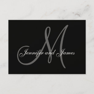 Elegante Hochzeits-RSVP-Karten für quadratische Ei RSVP Karte