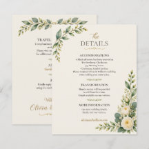 Elegante Hochzeitsdetails der Elfenbein-Rosengarte