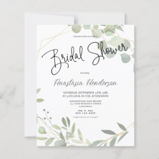 Elegante Hochzeitsdusche zum kleinen Preis.