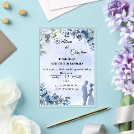 Elegante Hochzeitseinladung Acryleinladungen