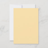 Elegante Hochzeitseinladung  Dankeskarte (Rückseite)