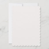 Elegante Hochzeitseinladung Einladung (Rückseite)