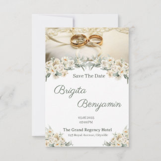 Elegante Hochzeitseinladung Einladung