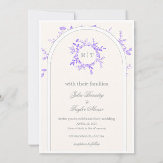 Elegante Hochzeitseinladung Einladung