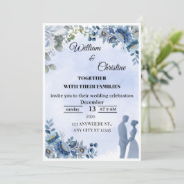 Elegante Hochzeitseinladung Einladung
