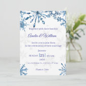 Elegante Hochzeitseinladung Einladung (Stehend Vorderseite)