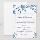 Elegante Hochzeitseinladung Einladung (Vorne/Hinten)