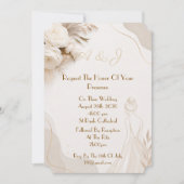 Elegante Hochzeitseinladung Einladung (Vorderseite)
