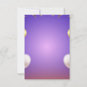 Elegante Hochzeitseinladung Einladung (Rückseite)