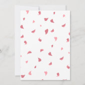 Elegante Hochzeitseinladung Einladung (Rückseite)