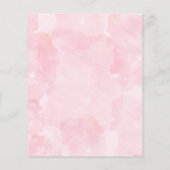 Elegante Hochzeitseinladung. Flyer (Hinten)