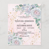 Elegante Hochzeitseinladung. Flyer (Vorne)