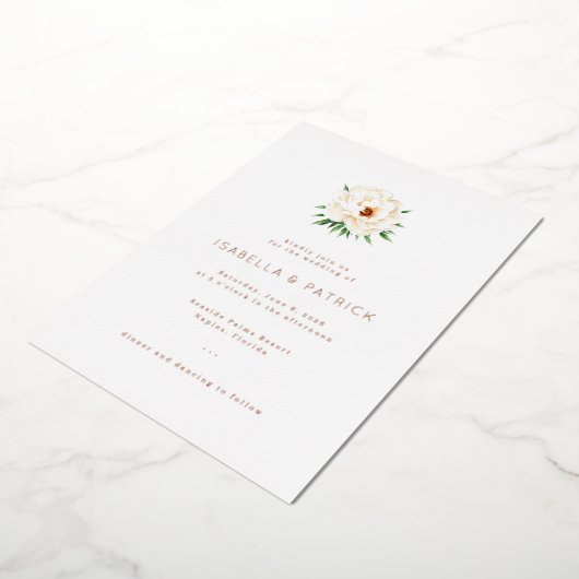 Elegante Hochzeitseinladung Folieneinladung (Gedreht)