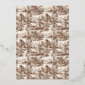 Elegante Hochzeitseinladung Folieneinladung (Rückseite)