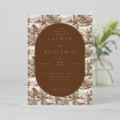 Elegante Hochzeitseinladung Folieneinladung (Stehend vorne)