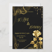 Elegante Hochzeitseinladung - Klassischer Hochzeit Einladung (Vorderseite)