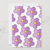 Elegante Hochzeitseinladung mit moderner Kalligraf Einladung (Rückseite)