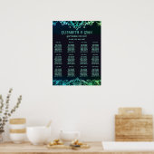 Elegante Hochzeitseinladung Poster (Küche)