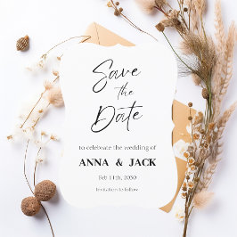 Elegante Hochzeitseinladung Save the Date Einladung