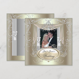 Elegante Hochzeitseinladungen Einladung