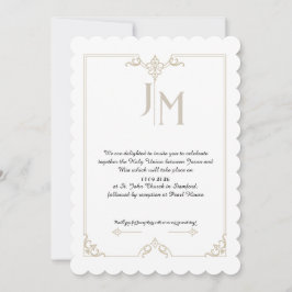 Elegante Hochzeitseinladungen Einladung