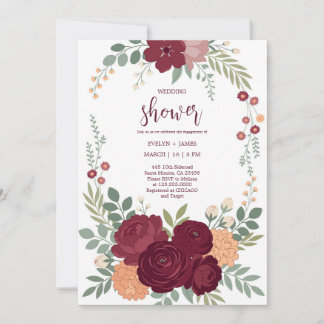 Elegante Hochzeitseinladungskarte Einladung