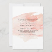 Elegante Hochzeitsfeier Einladung (Vorderseite)