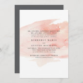 Elegante Hochzeitsfeier Einladung (Vorne/Hinten)
