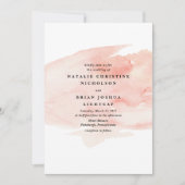 Elegante Hochzeitsfeier Einladung (Vorderseite)