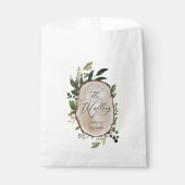 Elegante Hochzeitsfeier im botanischen Grünen Geschenktütchen (Vorderseite)